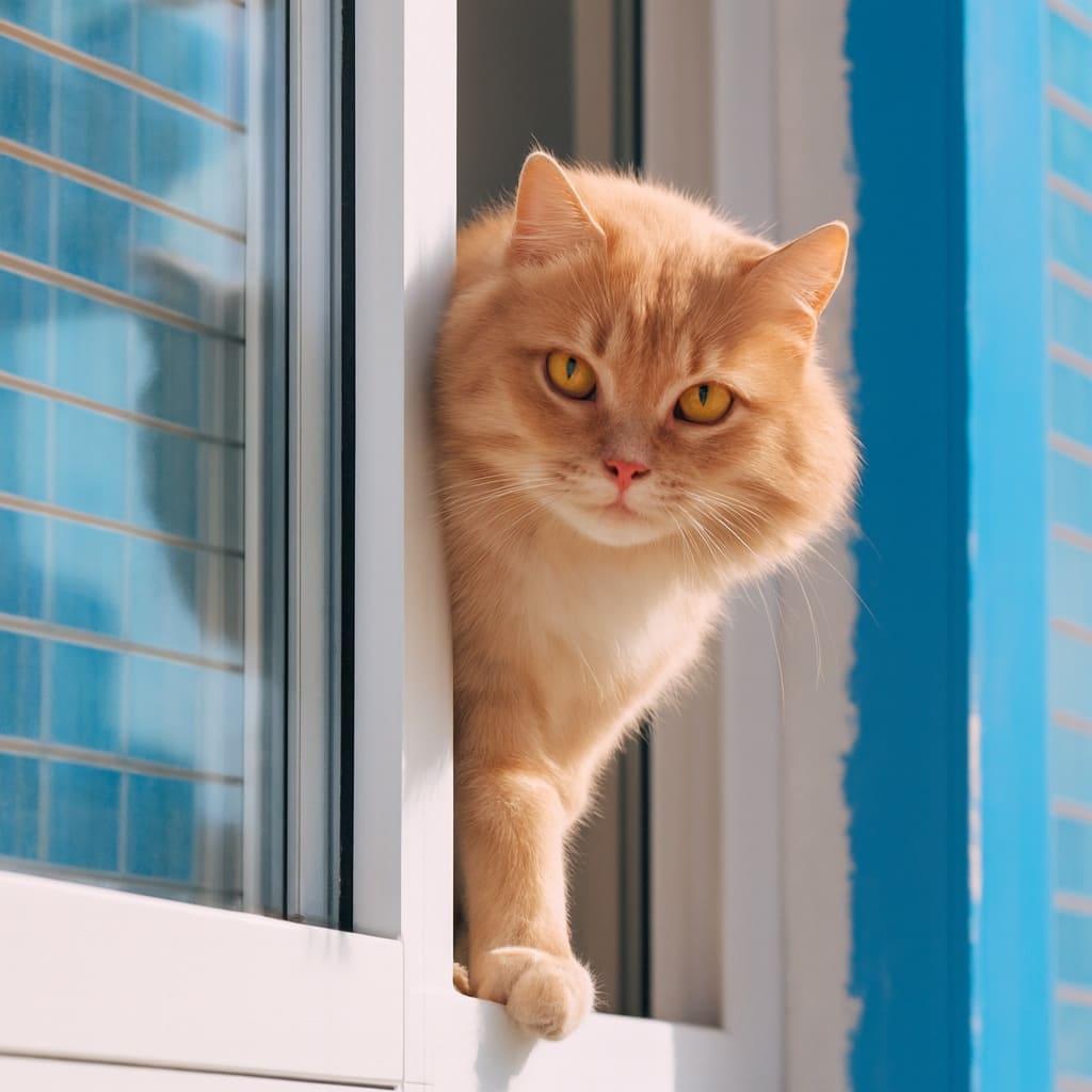 Кот-будильник