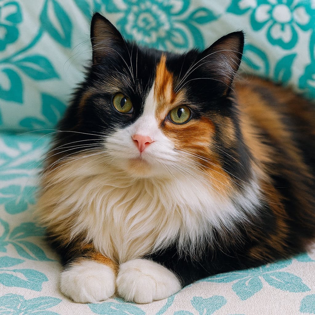 Любовь и трехцветная кошка